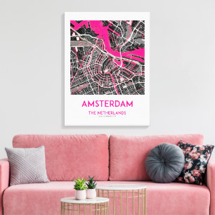 AMSTERDAM MEMORY CANVAS PRINT
