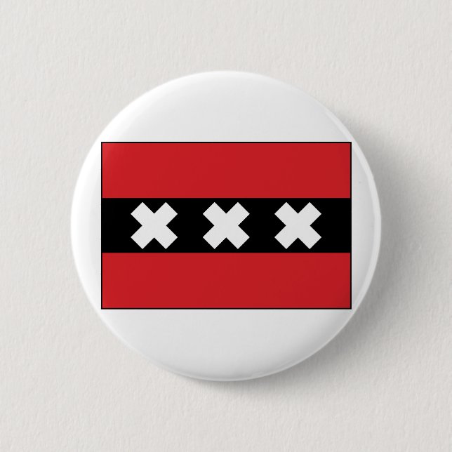 Amsterdam, Netherlands 2 Inch Round Button (Front)