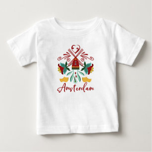 Amsterdam Netherlands Abstract Holland Design Baby T-Shirt