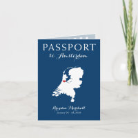 Amsterdam Netherlands Birthday Passport