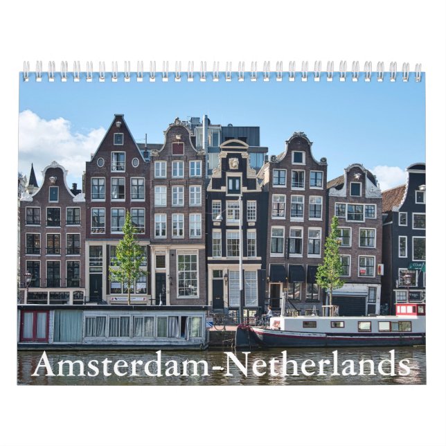 Amsterdam-Netherlands Calendar (Cover)