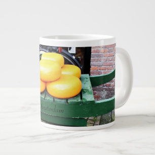 Amsterdam, Netherlands, Cheese, Shop, Large Coffee Mug