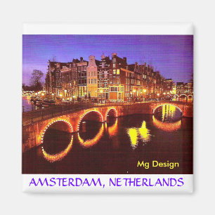 AMSTERDAM, NETHERLANDS - Customized Magnet