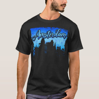 Amsterdam Netherlands Holland City Skyline 3 T-Shirt