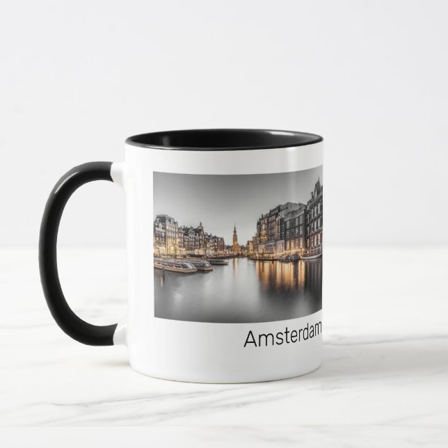 Amsterdam Netherlands Holland Dutch Souvenir Mug (Left)