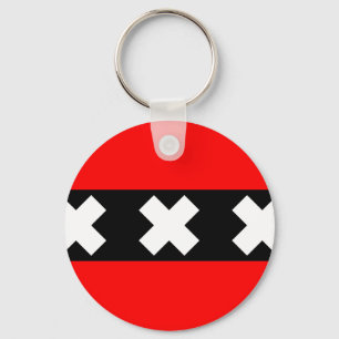 Amsterdam, Netherlands Keychain