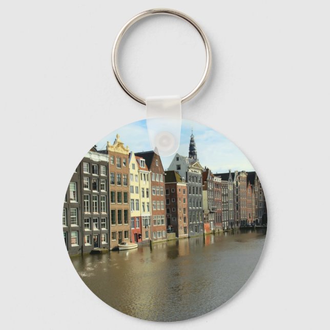 Amsterdam, Netherlands Keychain (Front)