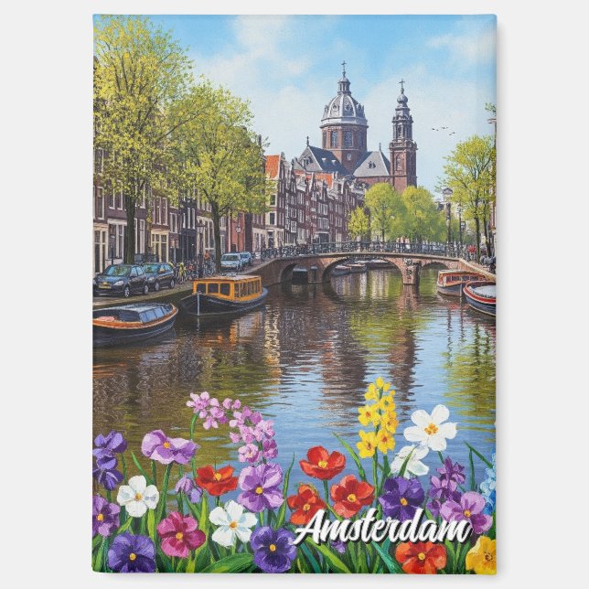 Amsterdam Netherlands Magnet (Front)