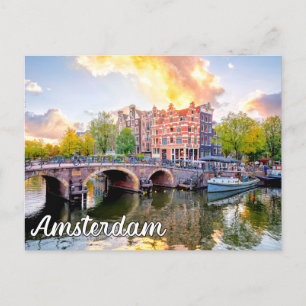 Amsterdam, Netherlands Postcard
