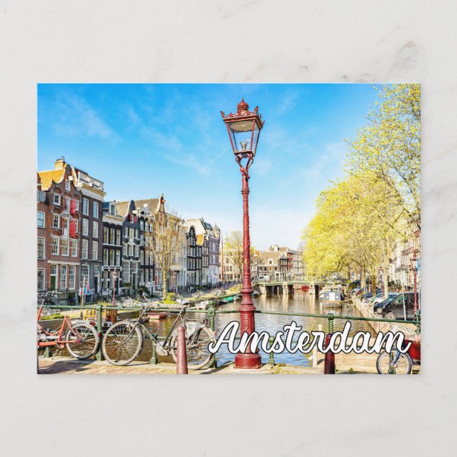 Amsterdam, Netherlands Postcard (Front)