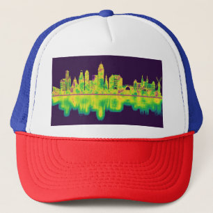 Amsterdam Netherlands Skyline Trucker Hat