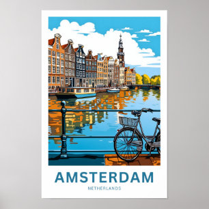 Amsterdam Netherlands Travel Print