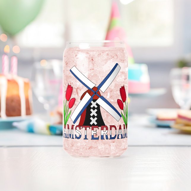 Amsterdam Netherlands Windmill And Tulips (Insitu (Anniversaire))