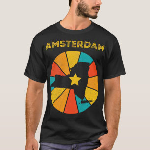 Amsterdam New York Vintage Distressed Souvenir 1 T-Shirt