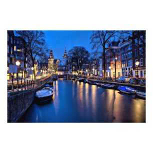 Amsterdam Night Wallpaper-67657 Photo Print