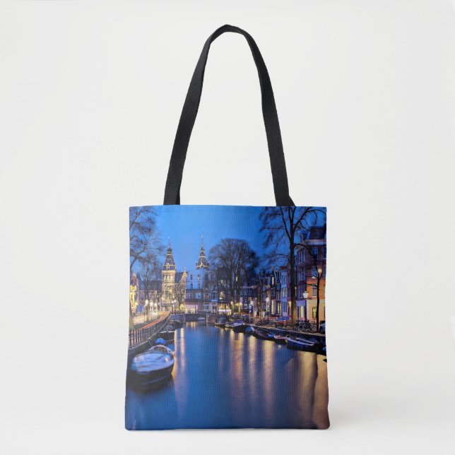 Amsterdam Night Wallpaper-67657 Tote Bag (Front)