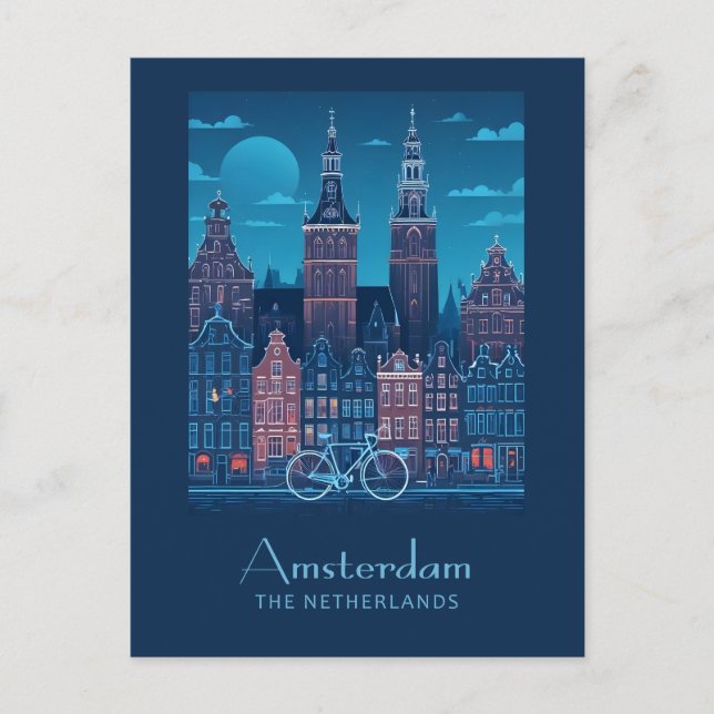 Amsterdam Postcard (Front)
