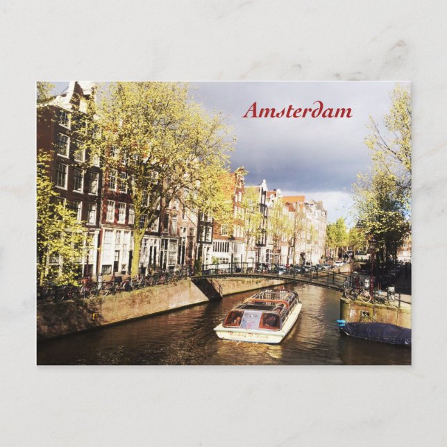 Amsterdam Postcard (Front)