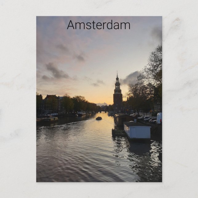 Amsterdam Postcard (Front)