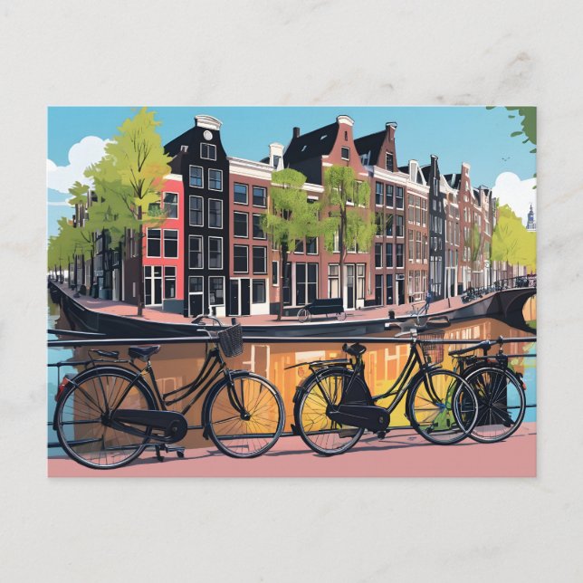 Amsterdam Postcard (Front)