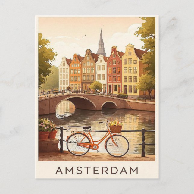 Amsterdam. Postcard (Front)
