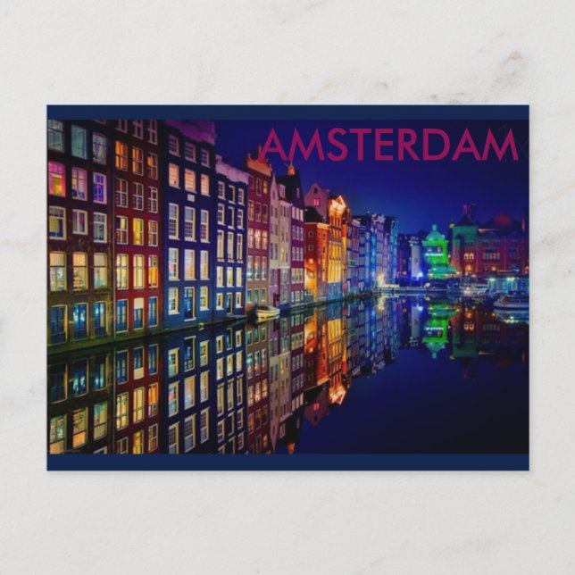 AMSTERDAM POSTCARD (Front)