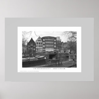 Amsterdam - Prinsengracht canal houses Poster