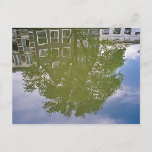 Amsterdam Reflection Postcard