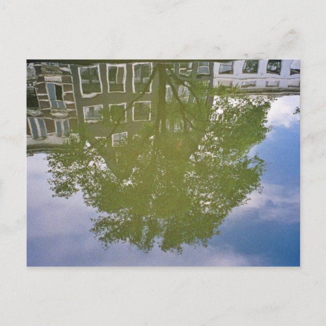 Amsterdam Reflection Postcard (Front)