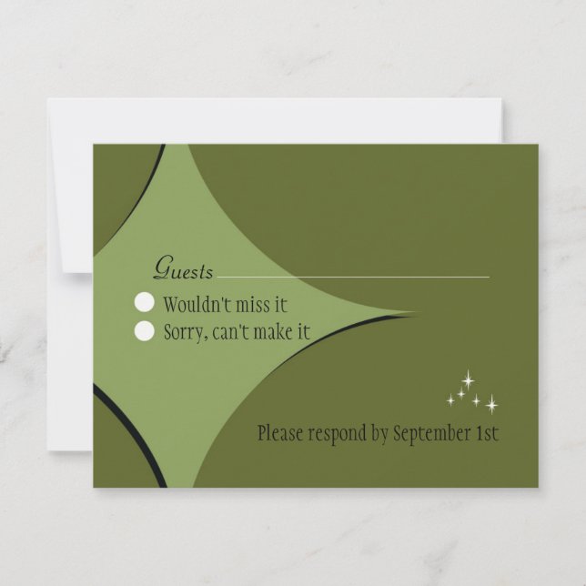 Amsterdam Response Card:  Olive (Front)