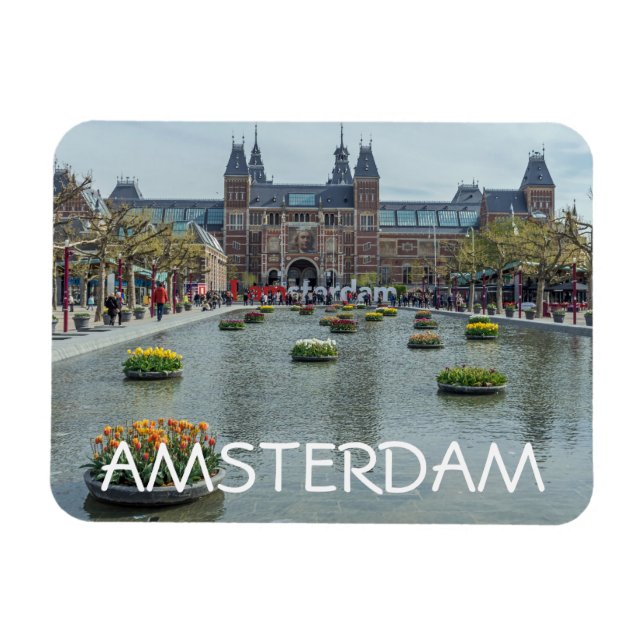 Amsterdam Rijksmuseum fridge magnet (Horizontal)