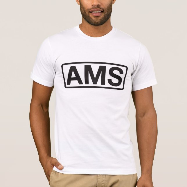 Amsterdam Schiphol Airport Code T-Shirt (Front)
