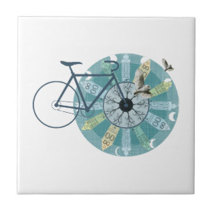 Amsterdam skyline tile