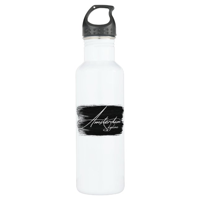 Amsterdam Skyline Writing 710 Ml Water Bottle (Front)