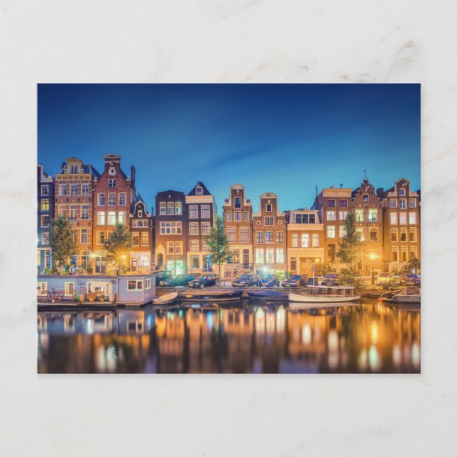 Amsterdam the Netherlands Postcard (Front)