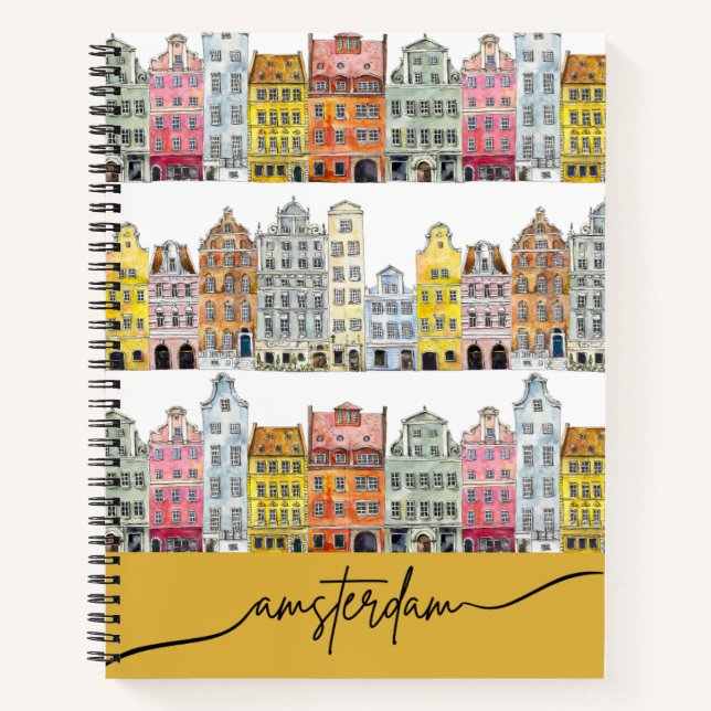 Amsterdam Tiny Houses Travelers Notebook Holland (Front)