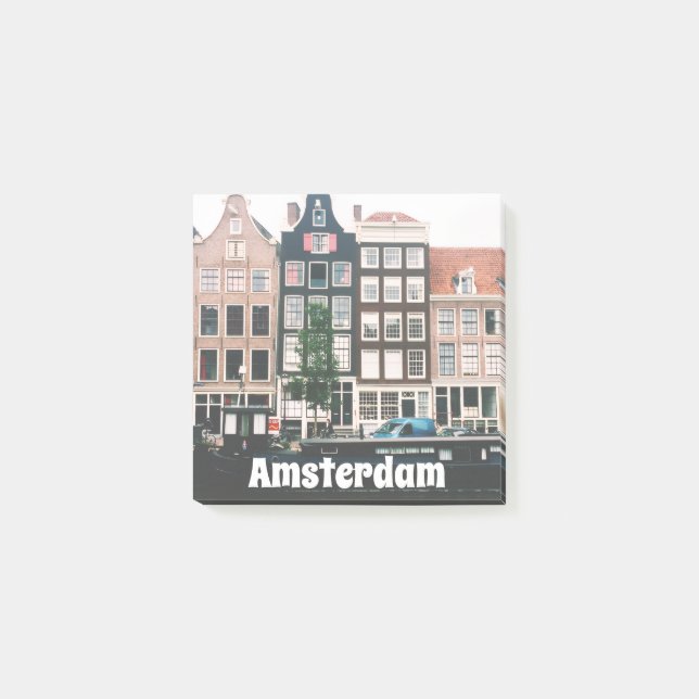 Amsterdam Travel Souvenir Post-it Notes (Front)
