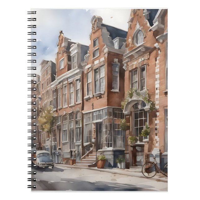 Amsterdam watercolor painting notebook (Front)
