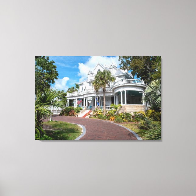 Amsterdam's Curry Mansion Canvas Print (Front)