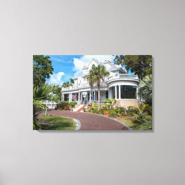 Amsterdam's Curry Mansion Canvas Print (Front)