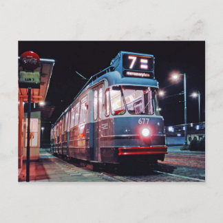 amsterdamse tram postcard