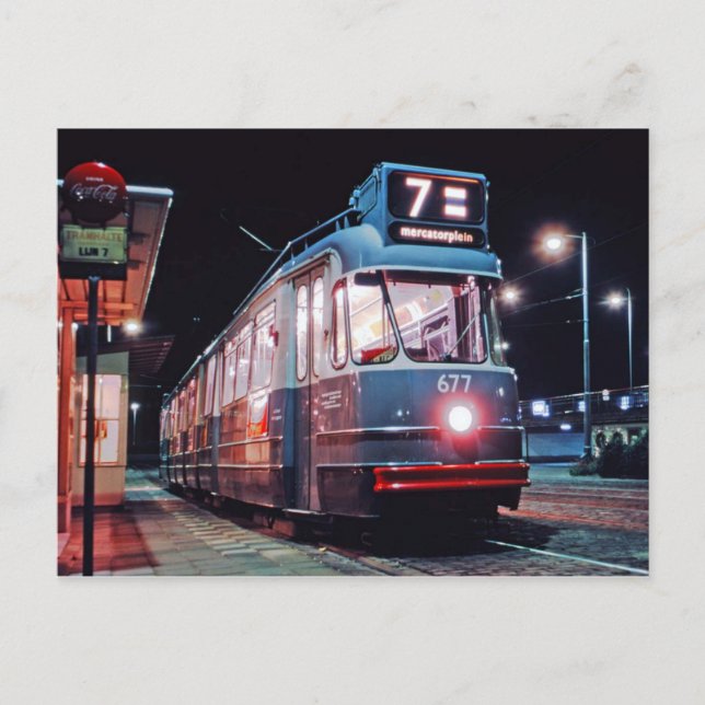 amsterdamse tram postcard (Front)