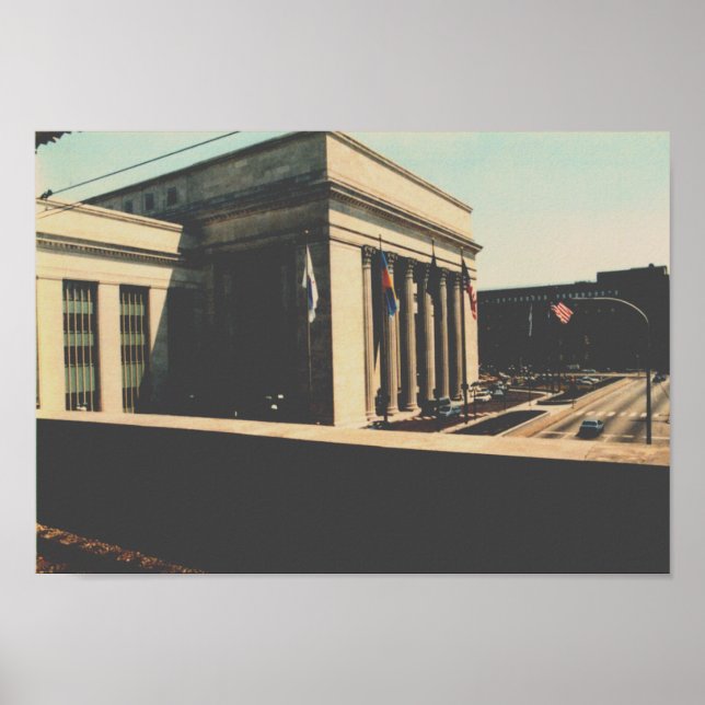 Amtrak Philadelphia 30th Street Station Poster (Front)