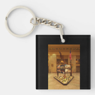 Amtrak Railroad 911 Memorial Monument   Keychain