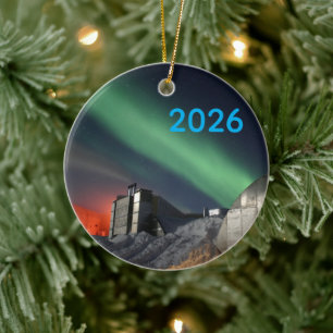 Amundsen-Scott South Pole Station, Antarctica Ceramic Ornament