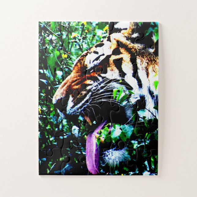 Amur Tiger 11x14 30pc jpcna Jigsaw Puzzle (Vertical)