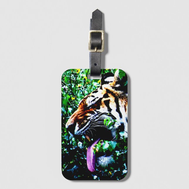 Amur Tiger bc lta Luggage Tag (Front Vertical)