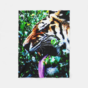 Amur Tiger fbcna Fleece Blanket