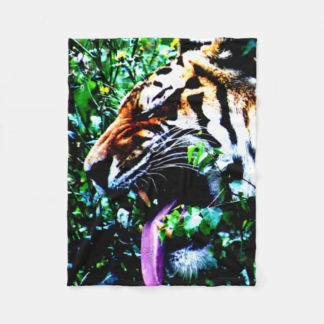 Amur Tiger fbcna Fleece Blanket (Front)