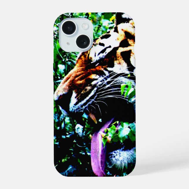 Amur Tiger iphcna iPhone 15 Case (Back)